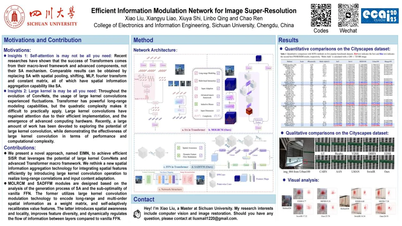 Efficient Information Modulation Network for Image Super-Resolution